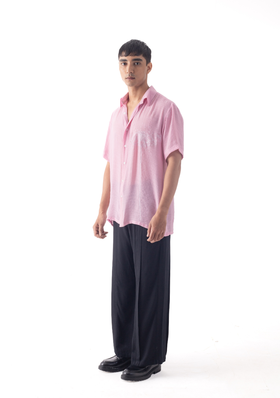 FLOWER BEE SHIRT - PINK