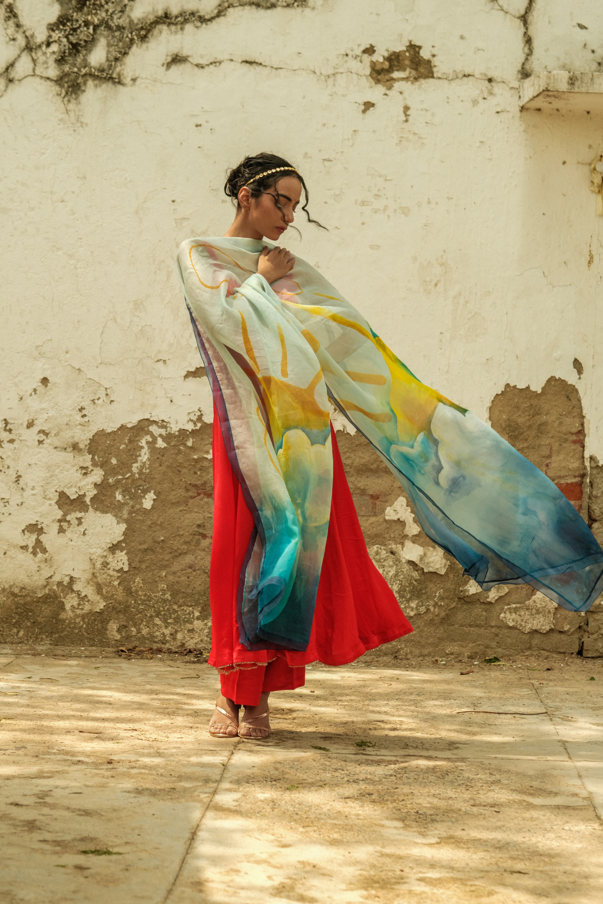 Sunset dupatta