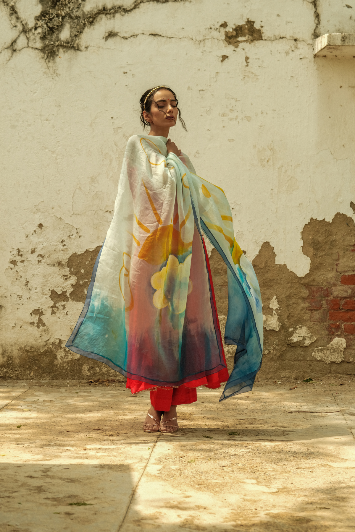 Sunset dupatta