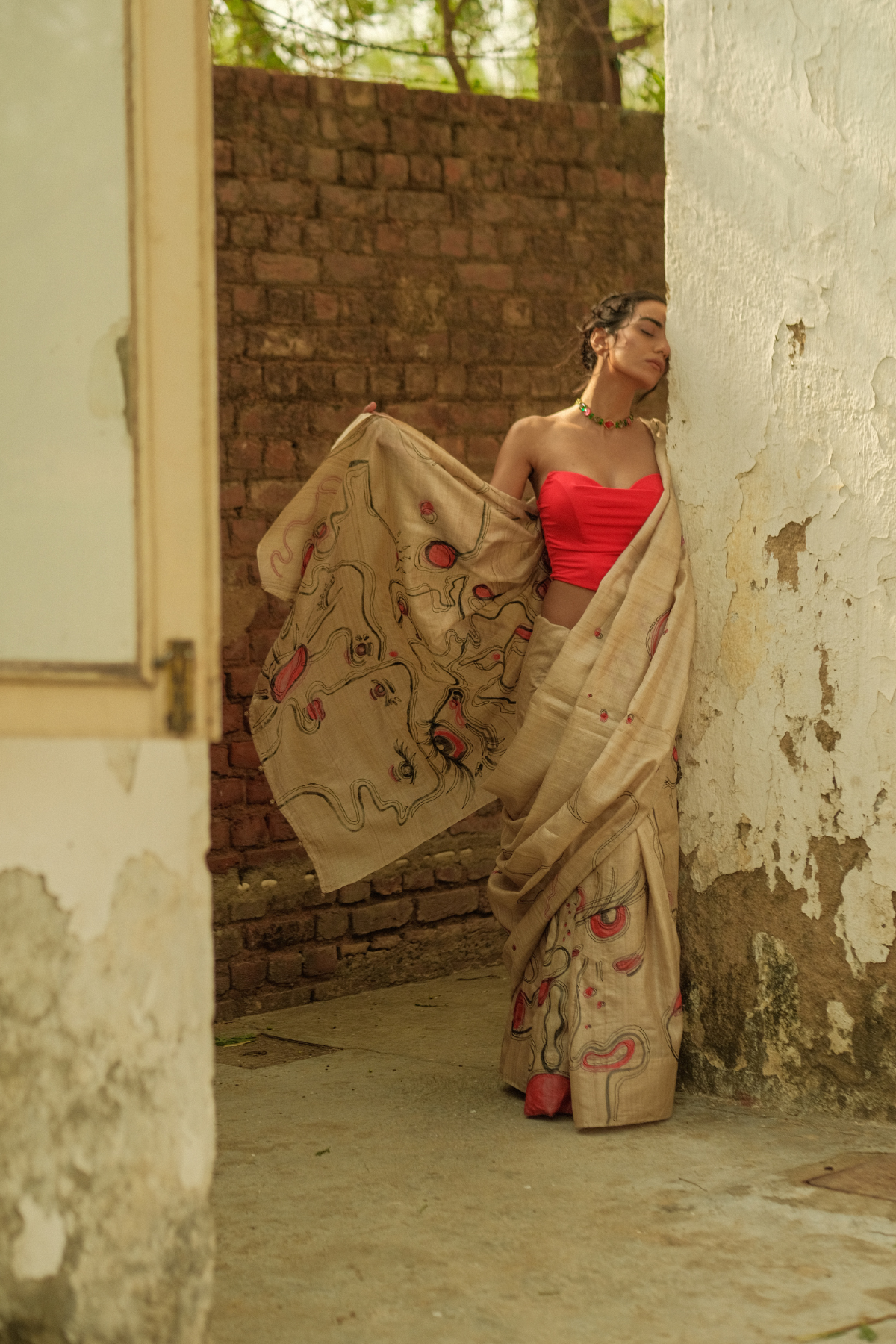 Emotions saree
