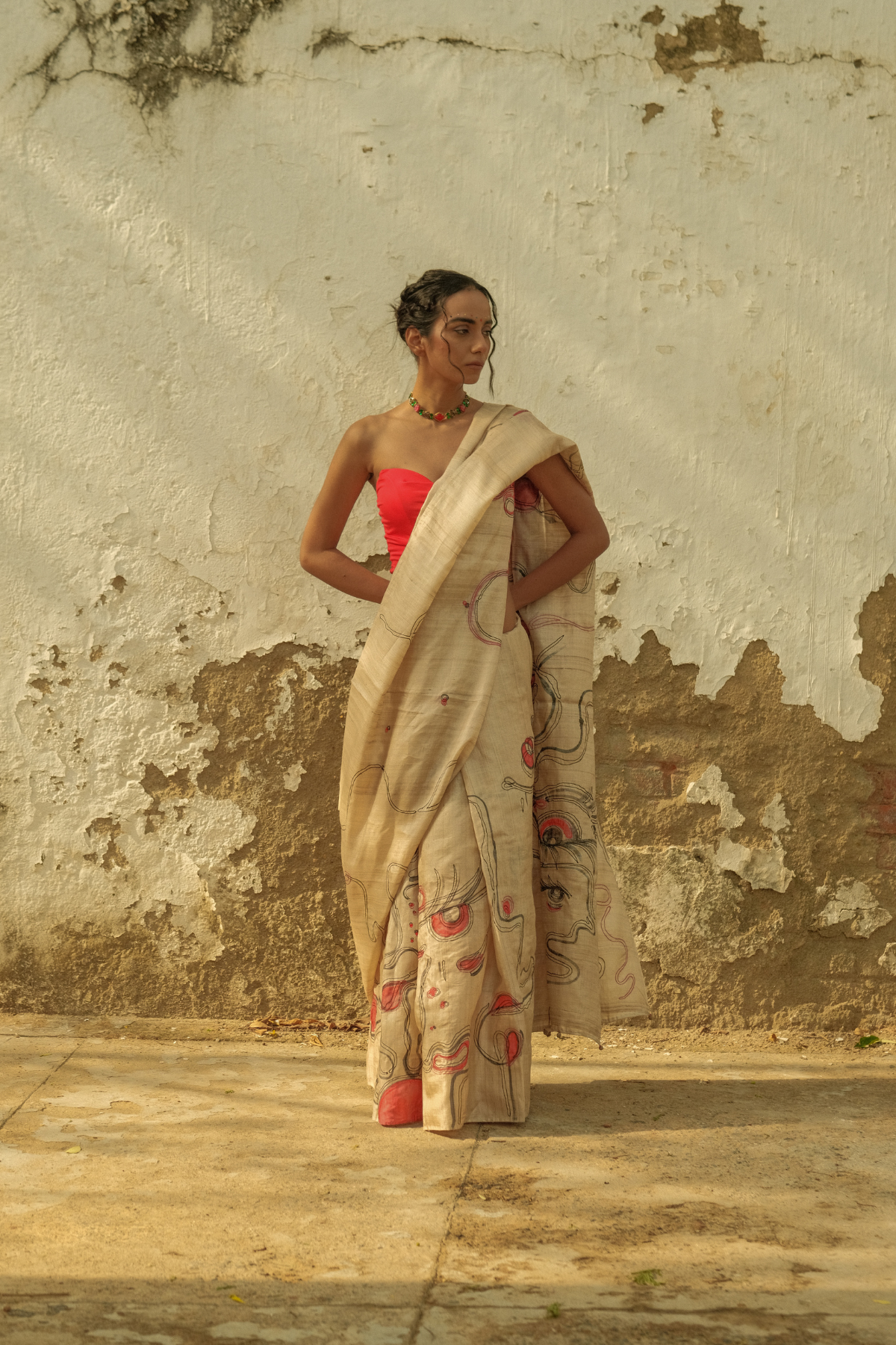 Emotions saree