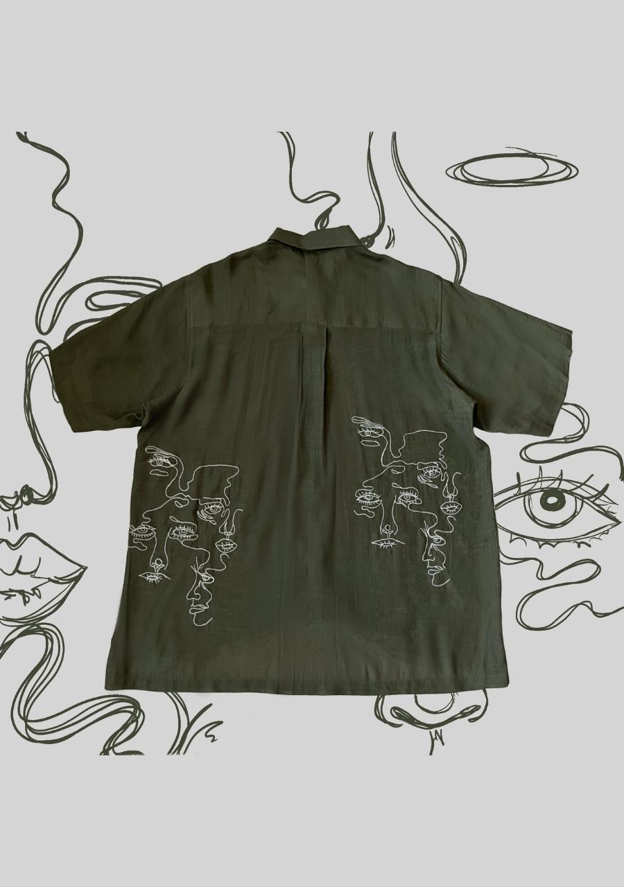 EXPRESSIONS SHIRT - OLIVE