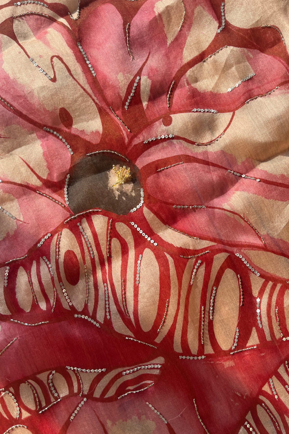 Hibiscus Dupatta