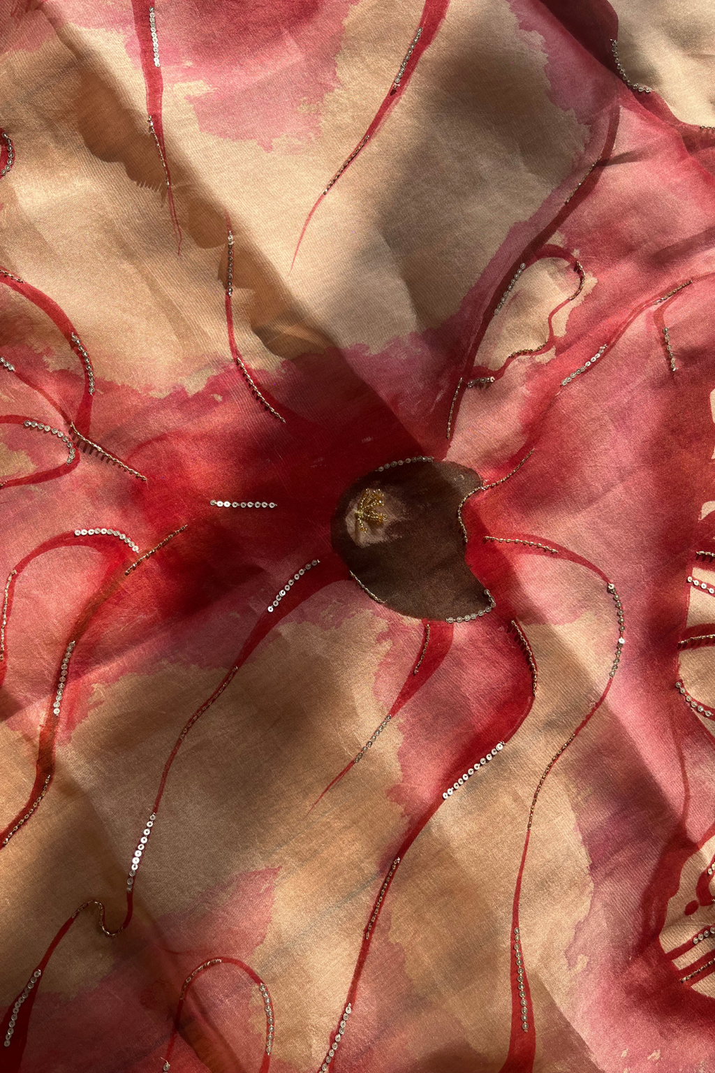 Hibiscus Dupatta