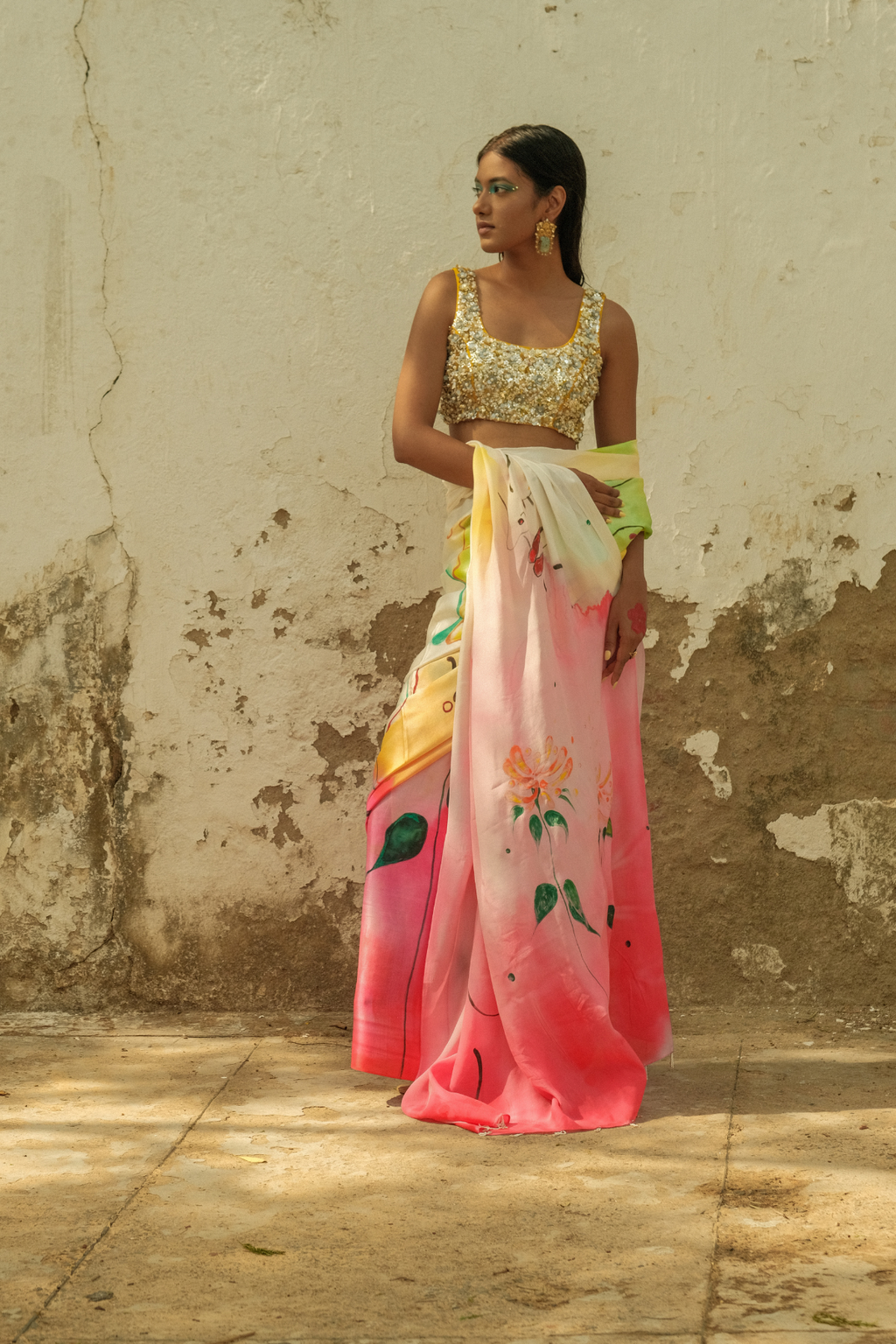 Holi Saree