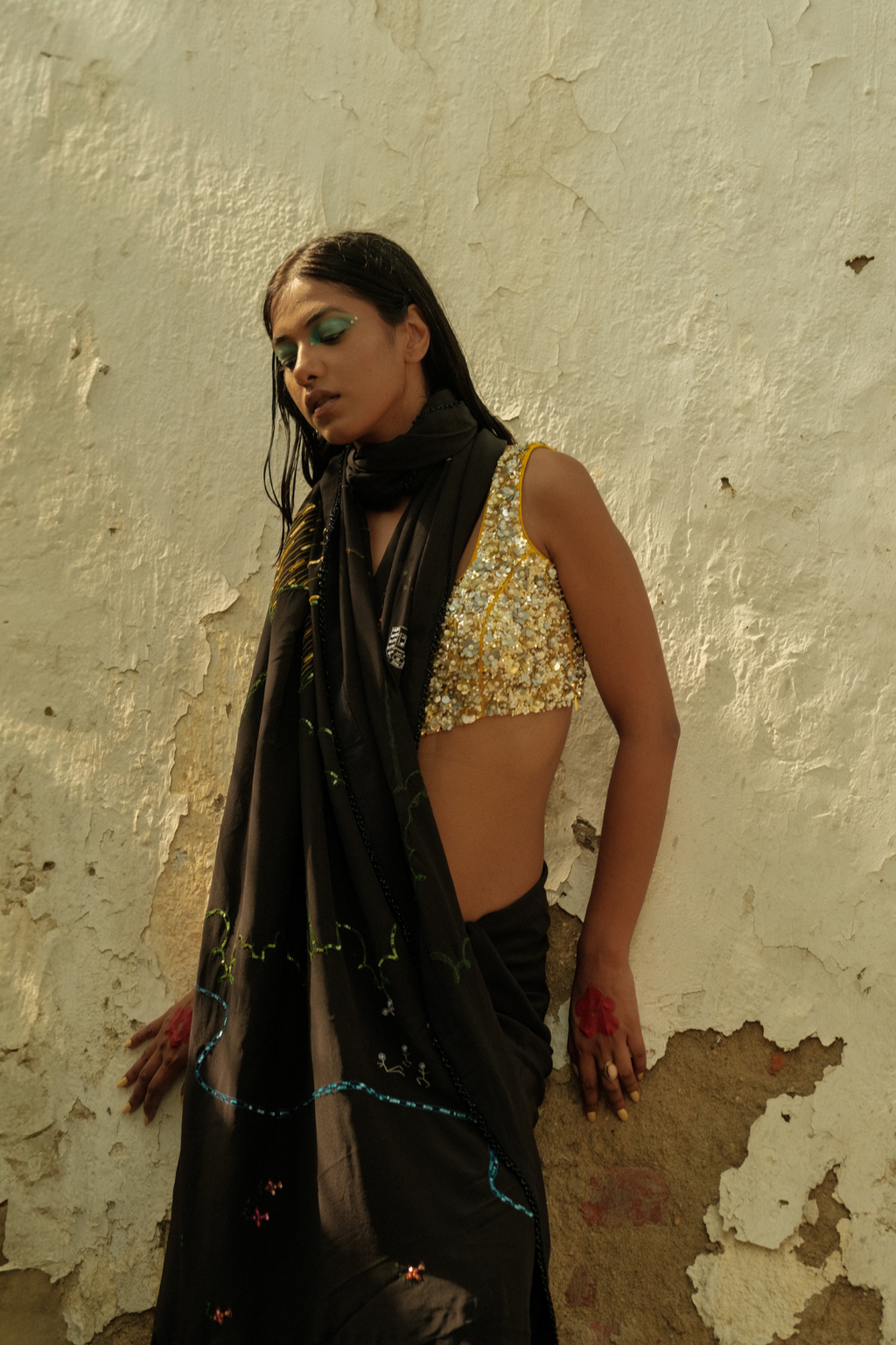 Midnight Sun Saree
