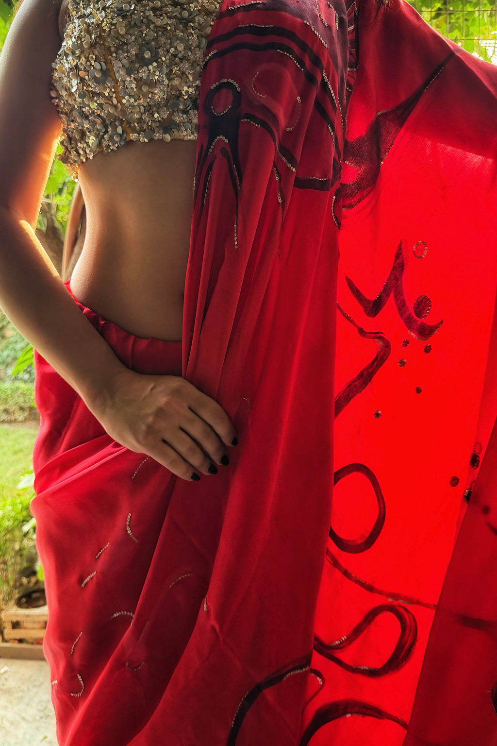 And Then She Rose Saree