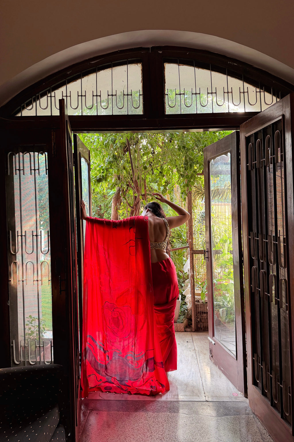 And Then She Rose Saree