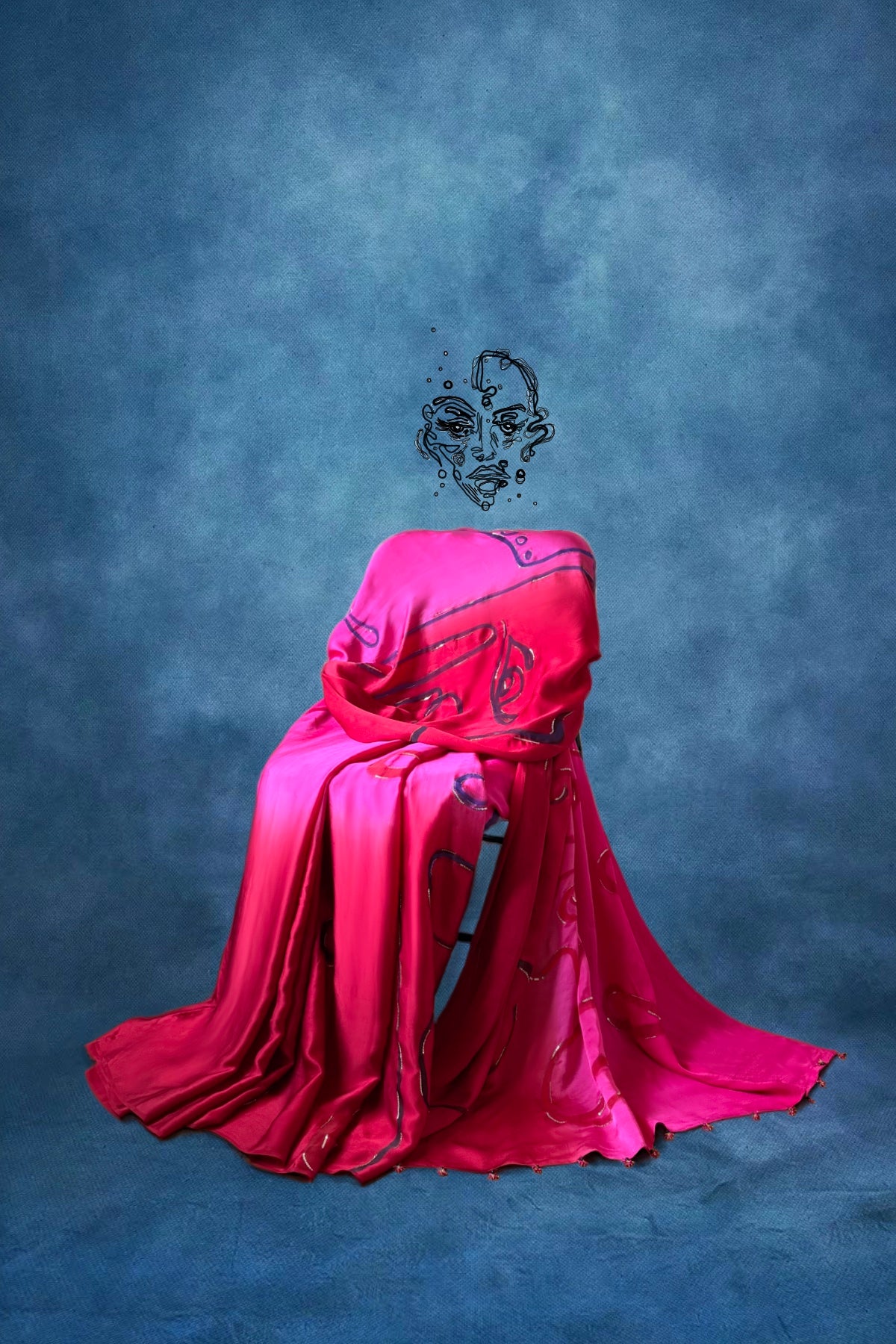 Noori Pink Saree