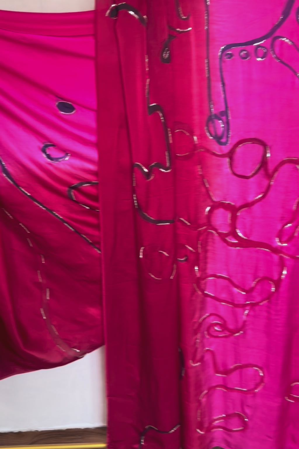 Noori Pink Saree